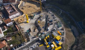 Bodenaustausch im größten Altlastengebiet von Bayern.